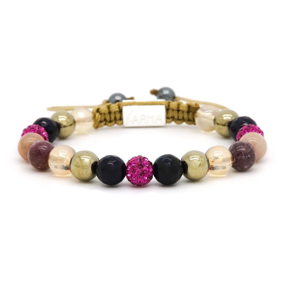 KARMA Bracelet Pink Candles - M