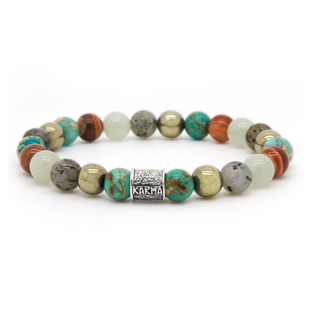 KARMA Armband Finn Silver Logo Bead - 86985