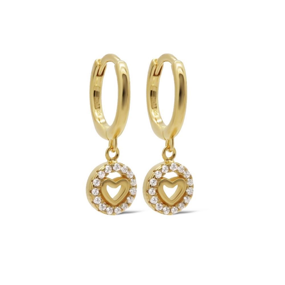 Karma Zirconia Hinged Hoops Romance