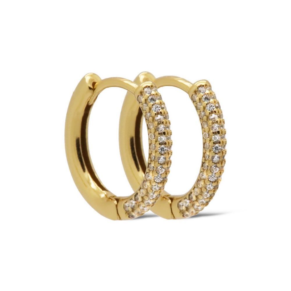 Karma Zirconia Hinged Hoops Sally 