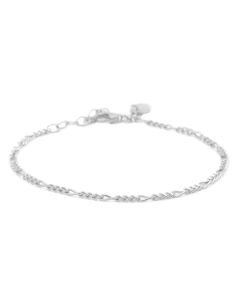 Karma Bracelet Figaro - Silver
