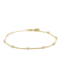 Karma Bracelet Sparkles - Gold Plated