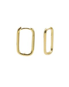 Plain Hoops Round Square RCC - Gold Color