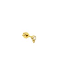 Piercing Zirconia Dot Triple - Gold Color