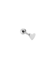 Piercing Love Heart - Silver