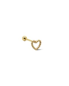 Piercing Open Heart - Gold Color