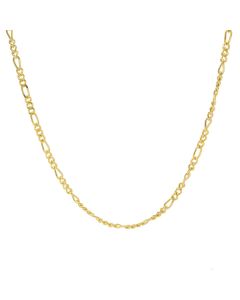 Karma Necklace Figaro - Goldplated