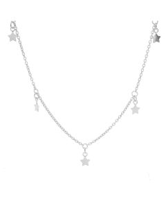 Karma Necklace 5 Stars - Silver