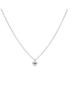 Karma Necklace 3D Heart - Silver
