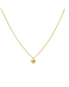 Karma Necklace 3D Heart - Goldplated