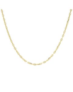 Karma Necklace Queens Chain Diamond - Goldplated