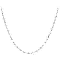 Karma Necklace Queens Chain Diamond - Silver
