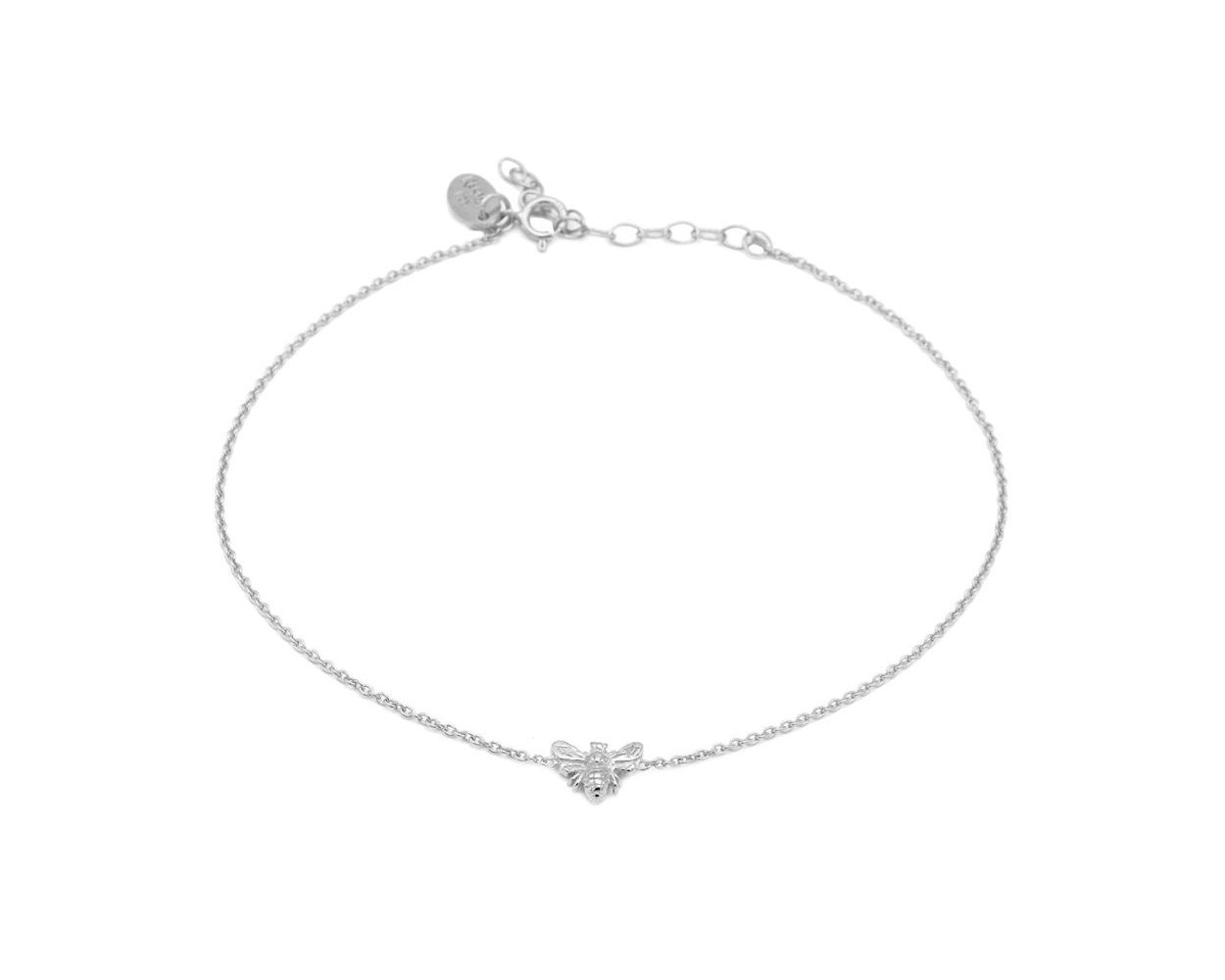Karma Anklet Bee - Silver