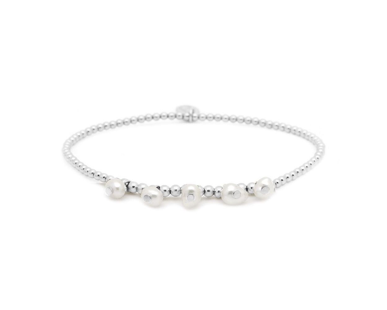 Karma Bracelet Balistyle Pearls - Silver