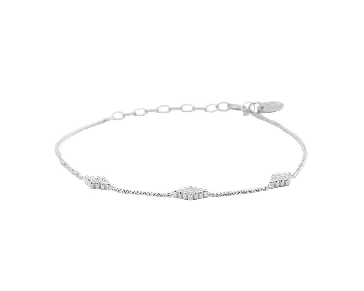 Karma Bracelet Diamond Shape - Silver