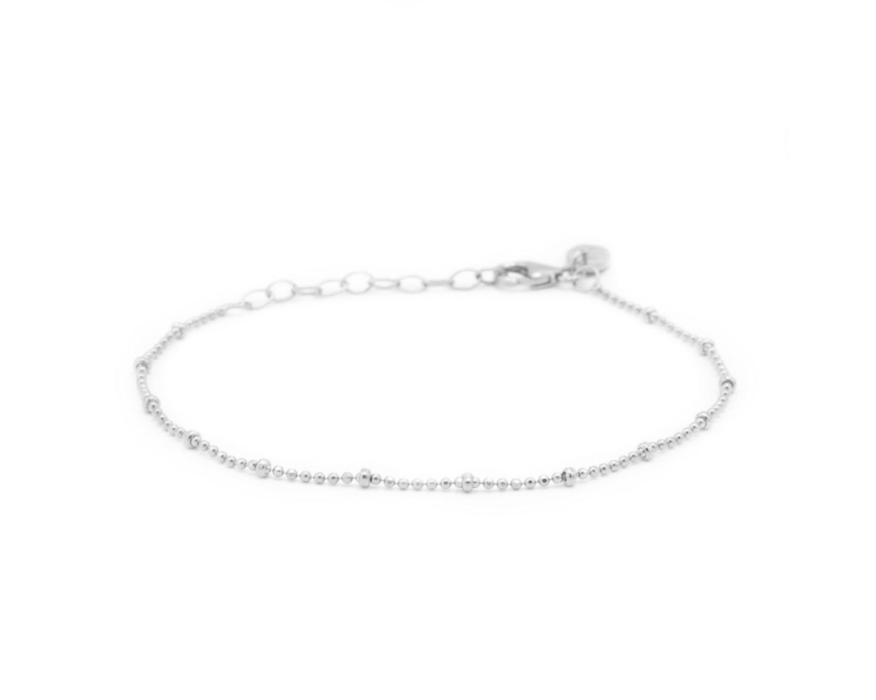 Karma Bracelet Dots Diamonds - Silver