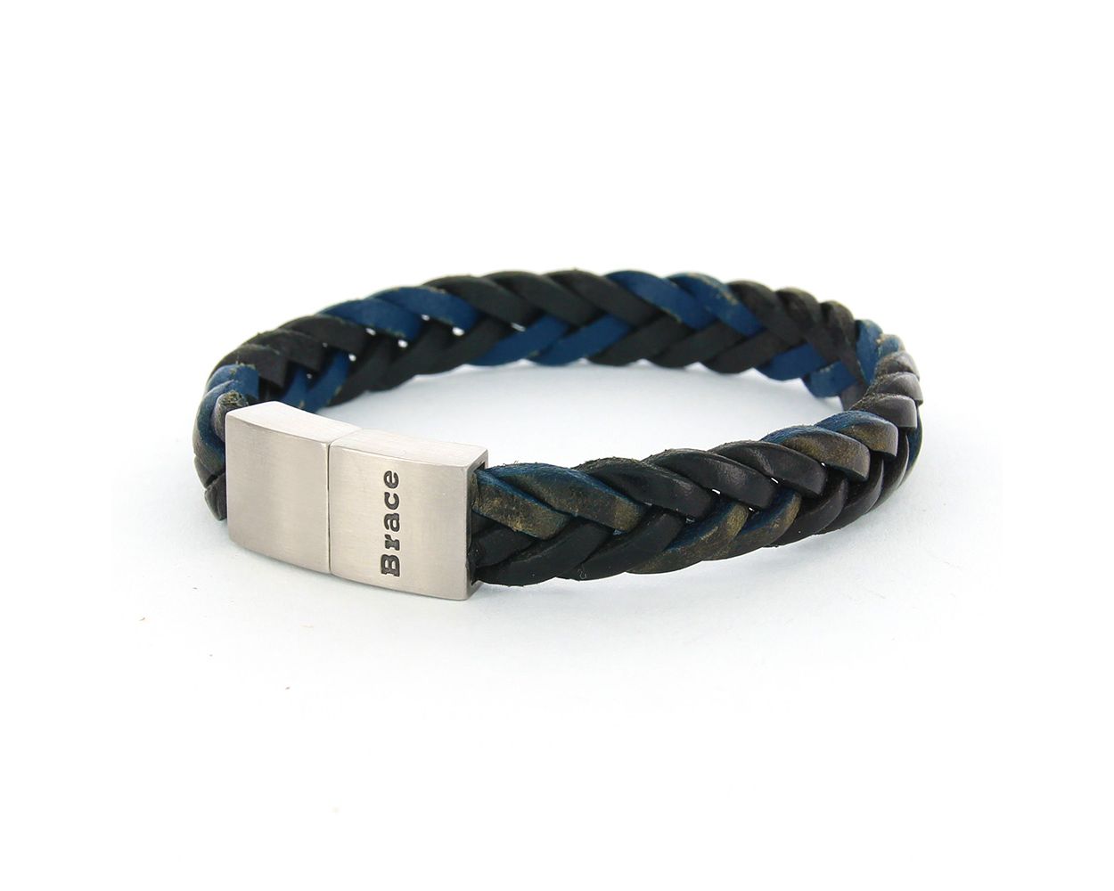 routine Inschrijven bijgeloof Brace armband Black & Blue - BR237010