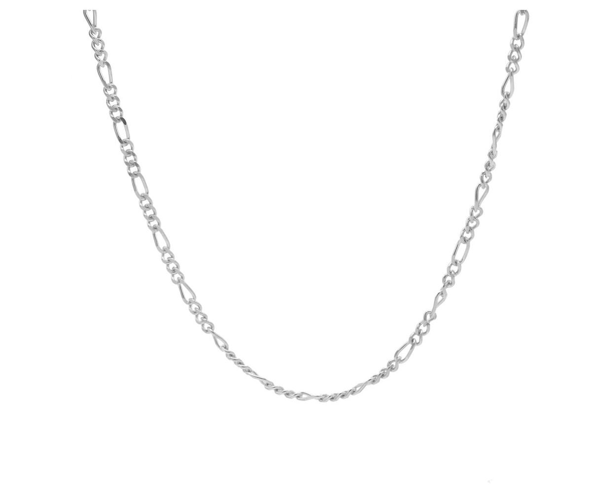 Karma Necklace Figaro - Silver