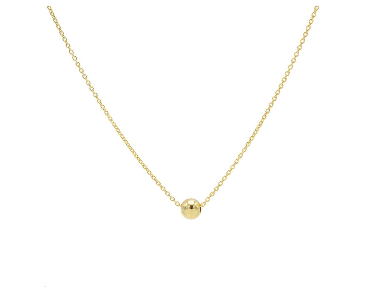 Karma Necklace Ball - Gold Color