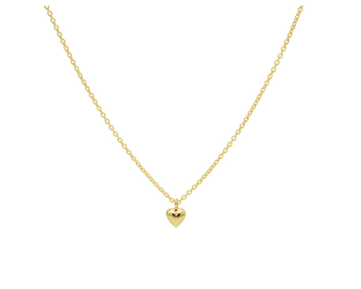 Karma Necklace 3D Heart - Goldplated