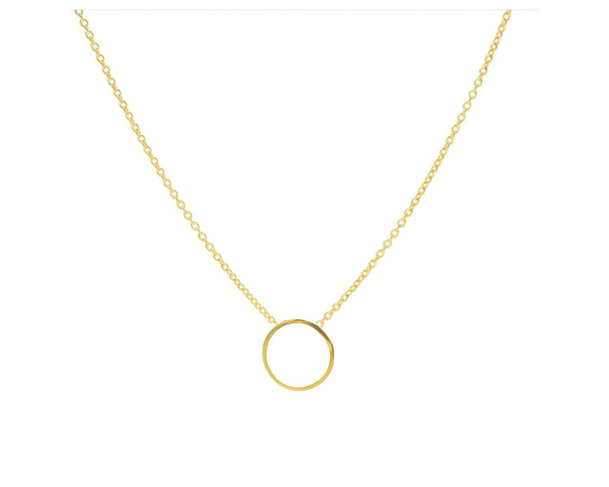 Karma Necklace Circle - Gold Color