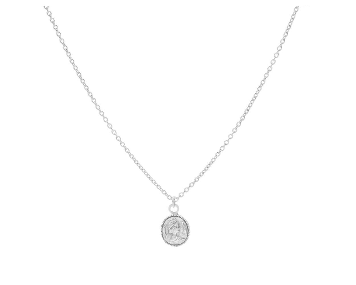 Karma Necklace Coin - Silver