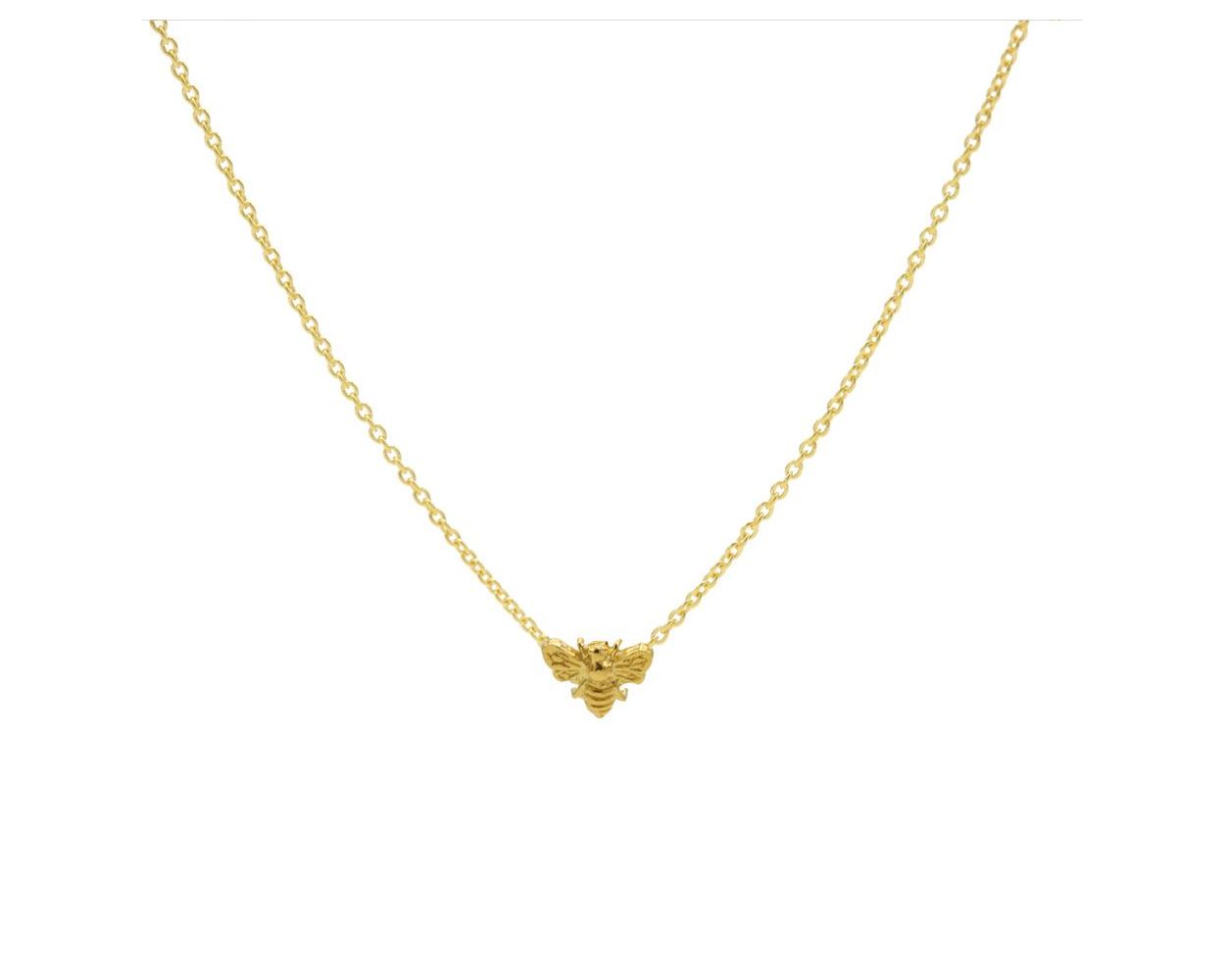 Karma Necklace Bee - Gold plated