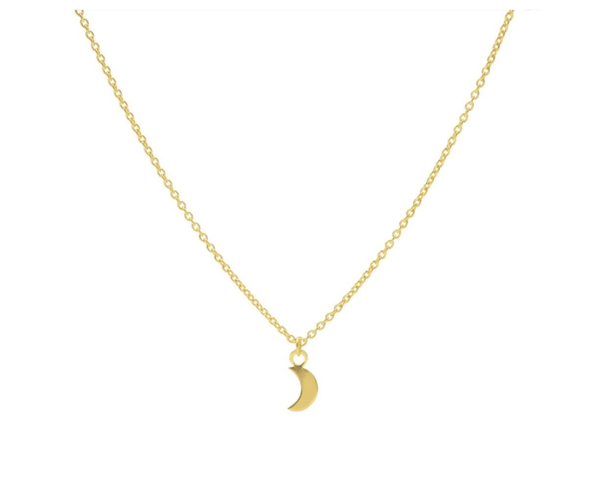 Karma Necklace Moon - Gold plated